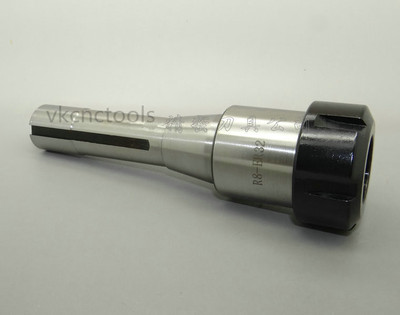 R8 5/16" Spring Collet For Milling Machines – Precision Steel Clamping Tool For Lathes And CNC – 10cm Length, Black/Silver Finish