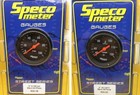 <!--F#f_0-->Mechanical oil pressure + water temp gauges 0-100Psi 40-120C Speco 52mm 2