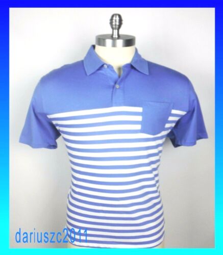 VINEYARD VINES POLO SHORT SLEEVE BLUE CLASSIC FIT TBLUE/WHITE SIZE XXL SHIRT - Picture 1 of 3