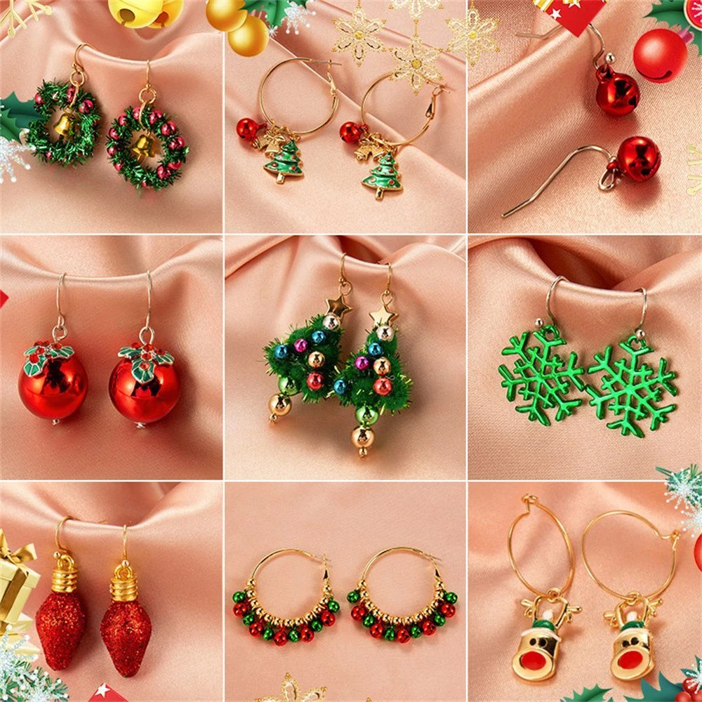 Christmas earrings best sale ebay
