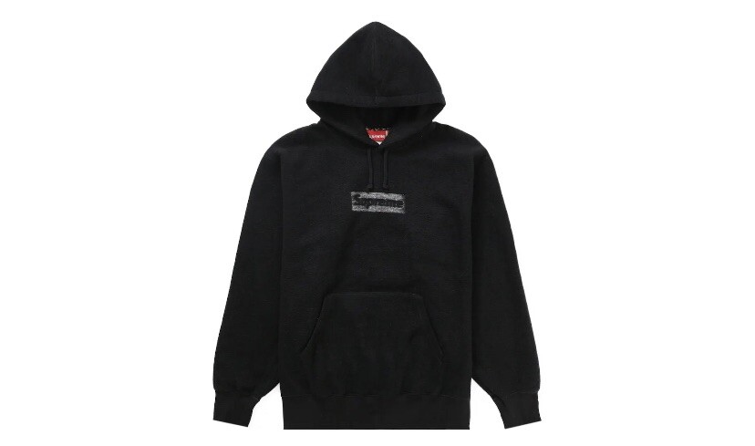 Supreme Inside Out Box Logo Hooded Sweatshirt Hoodie Black Small