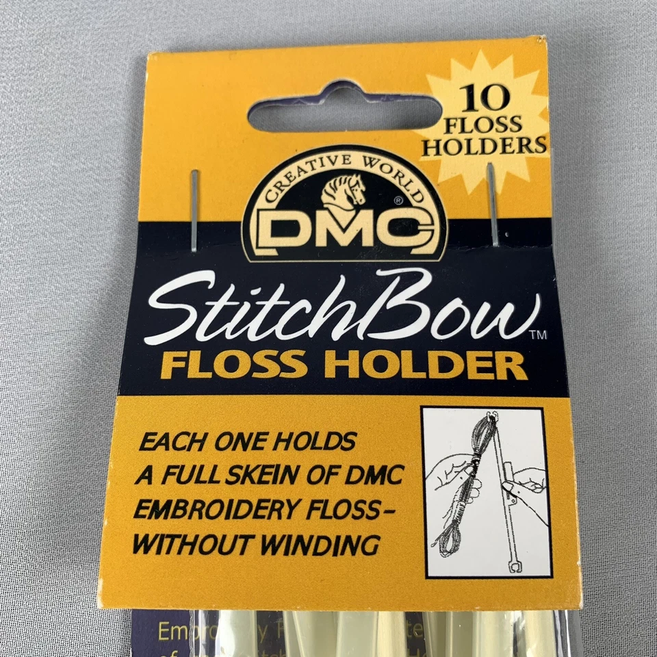 Floss Holders DMC StitchBow™(1) 10 Piece Pack  Hold a Full Skein Without Winding - Image 2 of 4