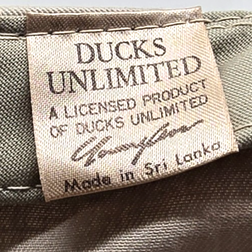 Gorra para hombre Ducks Unlimited DU beige verde ala talla única ajustable con cierre a presión - Imagen 8 de 9