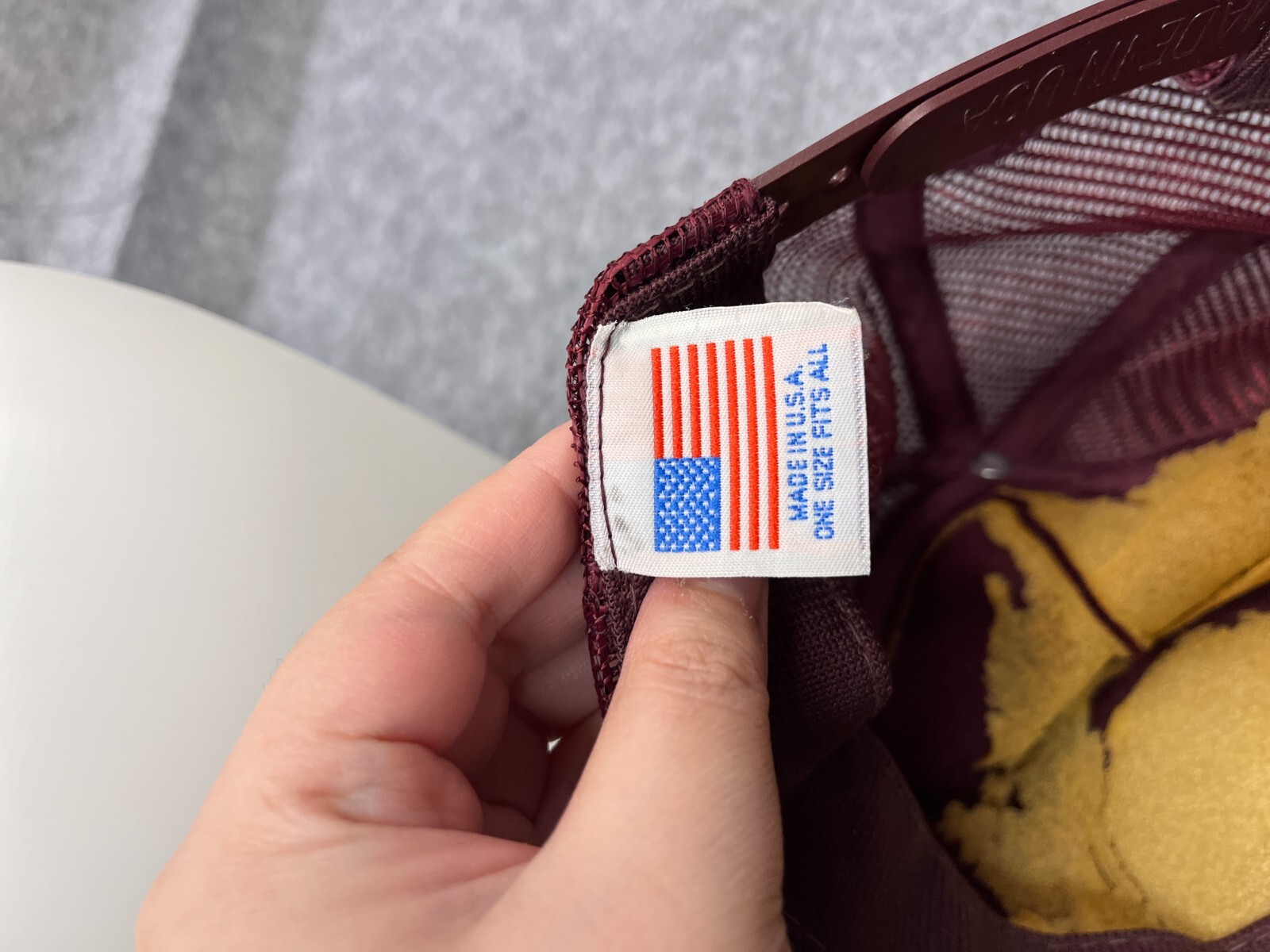 VTG Mark Wright Construction Hat Cap Snap Back Ad… - image 13