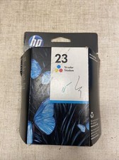 Genuine HP 23 Tri-Color Ink Cartridge C1823D Sealed Box Expired 2013