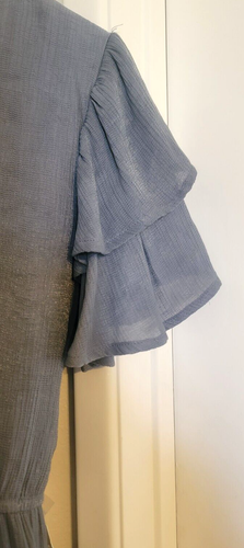 Damen Freizeit/Formelles wadenlanges Kleid 2XL jeansblau - Bild 2 von 13