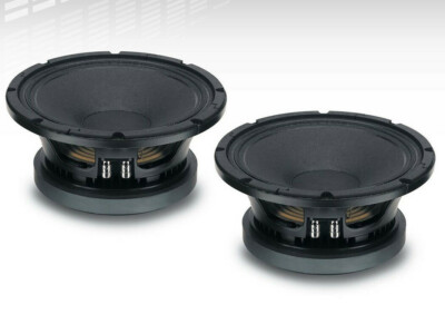 Eighteen Sound 10M600 High Output Ferrite Driver 400W Mid-Range 10'' Speaker PAIR