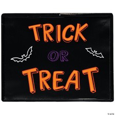 Trick Treat Neon Light-Up Sign - Morris Costumes