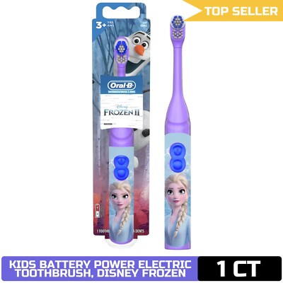 Oral-B Kids Battery Power Electric Toothbrush Featuring Disney's Frozen for Chil