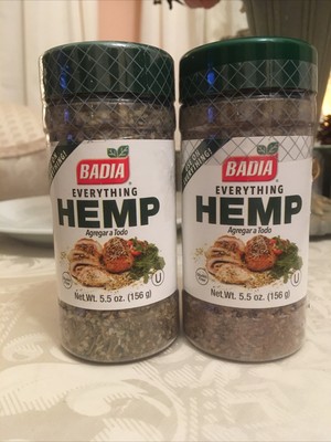 Hemp Badia Everthing Hemp Seasoning 2x 5 5 Oz Jars Brand New Factory Sealed 33844007515 Ebay