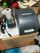 EPSON TM-U220B  Ethernet KITCHEN RECEIPT POS PRINTER POWER SUPPLY Auto-Cut