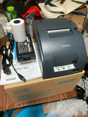 EPSON TM-U220B  DB25 Serial KITCHEN POS PRINTER POWER SUPPLY Auto-Cut Aloha