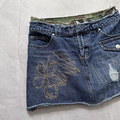 HYSTERIC GLAMOUR camouflage skirt y2k vintage hysteric glamour