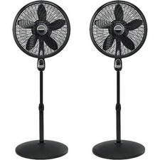 Lasko 2 X 1843 18 Remote Control Cyclone Pedestal Fan Black for sale  online | eBay