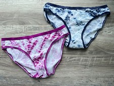 2 Pair Of Victorias Secret Tie Dye Bikini Panties Size Medium Vintage