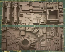 STAR WARS VINTAGE DEATH STAR PLAYSET REPLACEMENT PANELS Realistic Movie Images