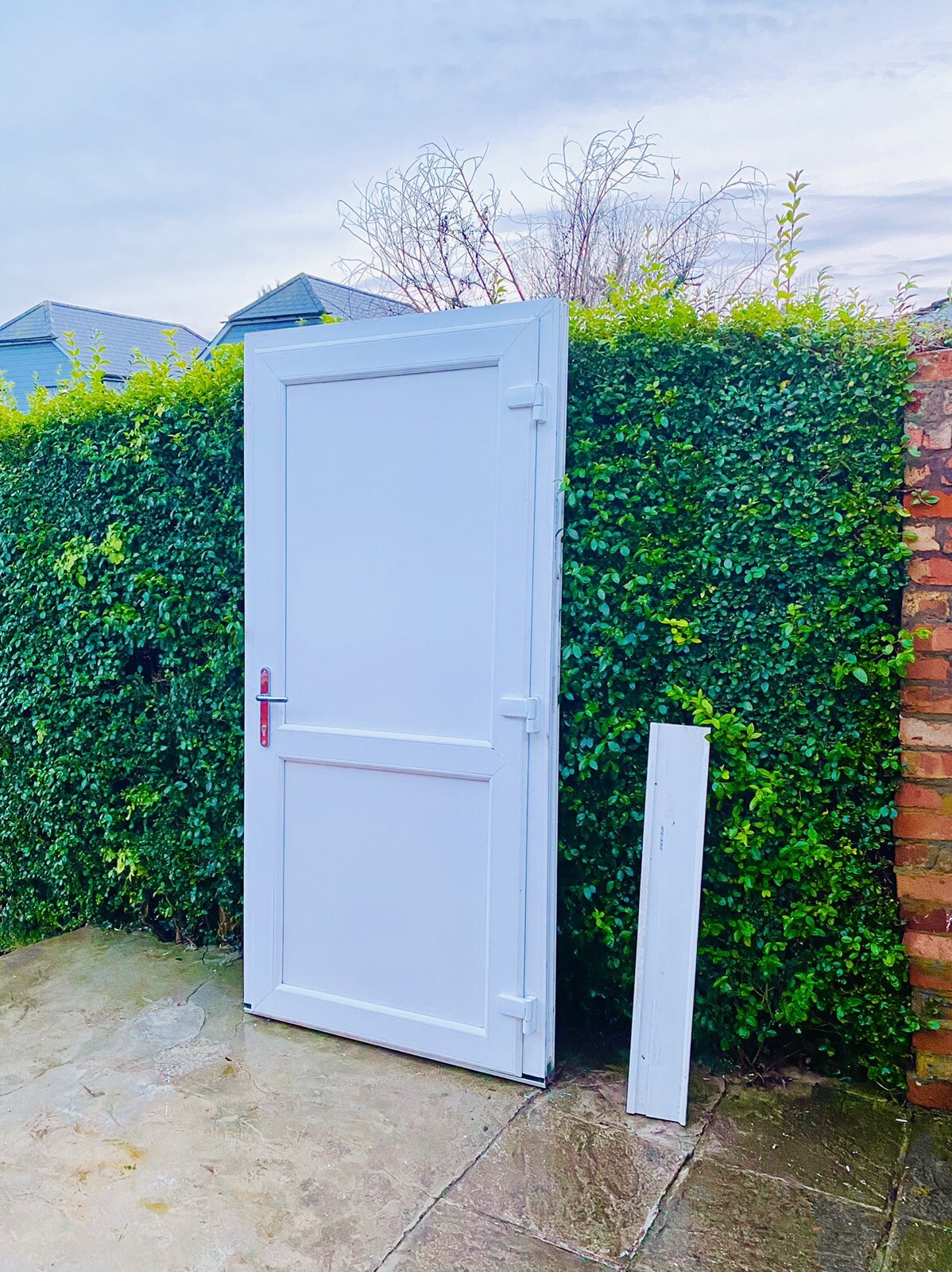 upvc-pvc-door-exterior-external-door-frame-cill-x3-keys-excellent