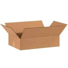 50 - 18x10x4 Cardboard Shipping Moving Storage Boxes Flat Corrugated Cartons