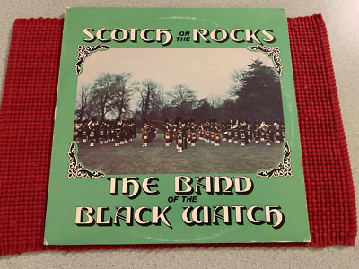 The Band of the Black Watch Scotch on the Rocks Vinyl LP (1976)