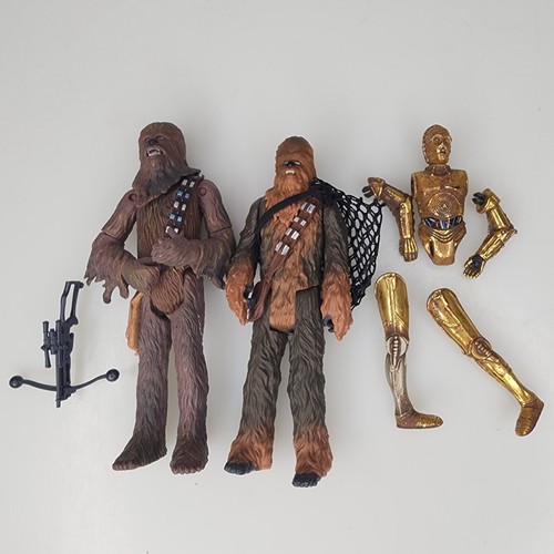 Chewbacca & C3PO STAR WARS Action Figuren - Kenner 1998 lose - Bild 5 von 5