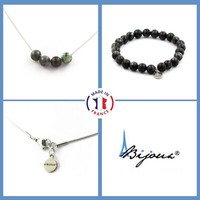 Steine Und MinéRaux. Satz Armband Halskette Perlen Labradorit + TüRkis Lkv