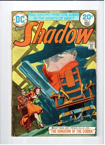 DC Comics THE SHADOW #3 Mar 1974 vintage comic VG+ condition