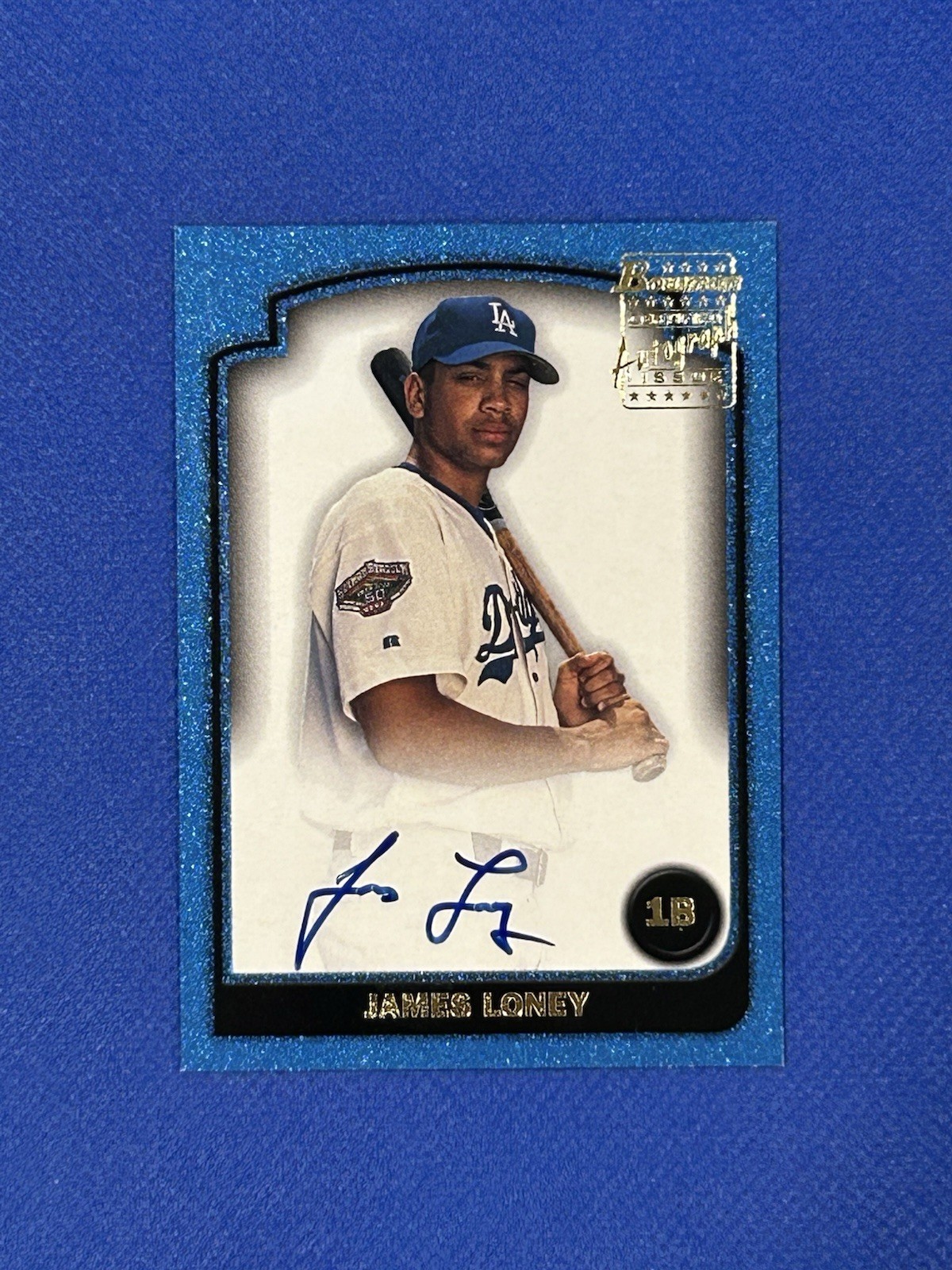 2003 Bowman Signs of the Future James Loney #SOF-JL Auto autograph EE