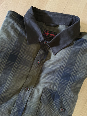 Härkila Driven Hunt Flanell Hemd Grün check Größe L