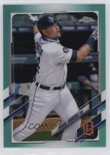 2021 Topps Chrome Aqua Refractor 198/199 Miguel Cabrera #10 0lm4
