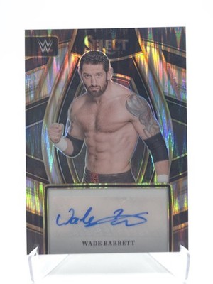 Wade Barrett 2024 Panini Select WWE Legends Silver Flash Prizm Auto #SL-WBR