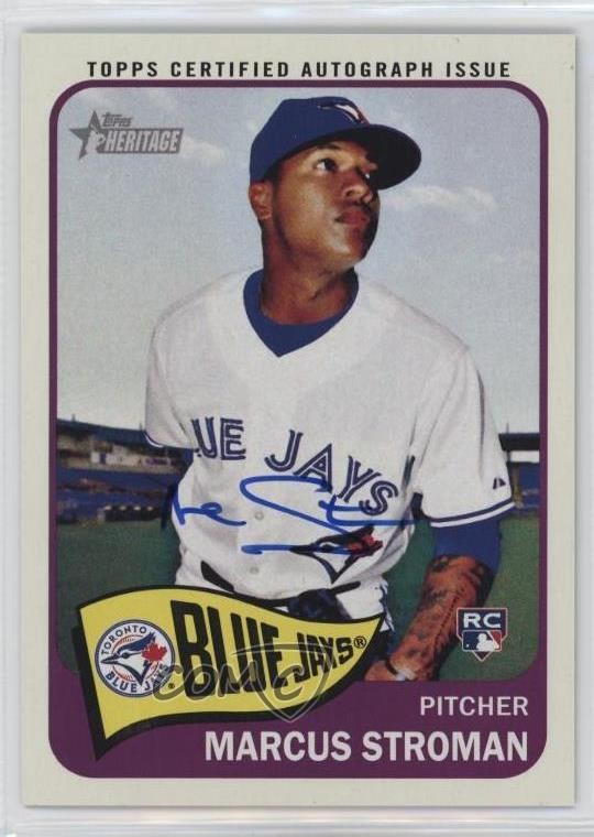2014 Topps Heritage Real One Auto Marcus Stroman #ROA-MST Rookie Auto RC ok2