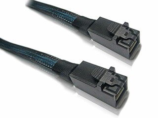 Internal Mini SAS HD SFF-8643 to Internal Mini SAS HD SFF-8643 Cable 1 Meter - Picture 1 of 1