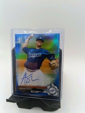 2017 Bowman Chrome Andrew Sopko Blue Refractor Prospect Autograph Card 91/150