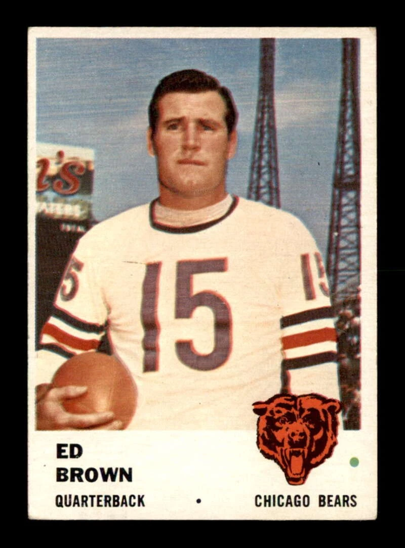 1961 Fleer #1 Ed Brown G/VG X3486283