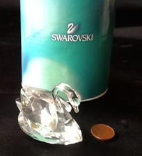SWAROVSKI Kristall Schwan 6 cm Vitrinenobjekt TOP Zustand
