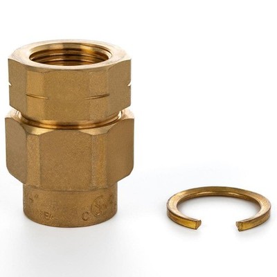 HOME-FLEX 3/4 in. CSST x 3/4 in. FIPT Brass Female Adapter