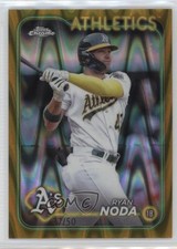 2024 Topps Chrome Gold RayWave Refractor 37/50 Ryan Noda #284 5j8