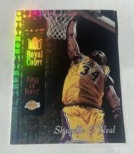 1998-99 Stadium Club Royal Court Shaquile O'Neal King of Force #RC6 - Lakers