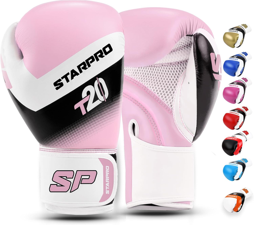 Guantoni Da Boxe In Pelle REX Golden Tattoo - Modello Pro Kick Fight, Per Allenamento E Sparring, Uomo