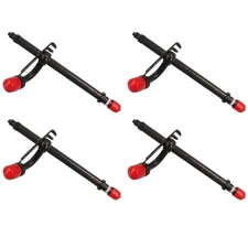 4 Pcs A140828 20673 Fuel Injector for Case 450 450B 455B 1845 1845S 480C 580C