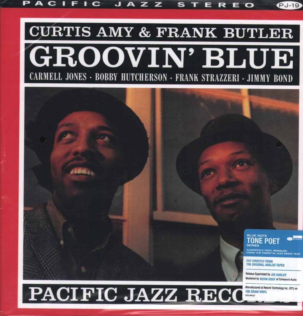 Curtis Amy and Frank Butler Groovin' Blue LP vinyl Europe Blue Note 2025 Tone