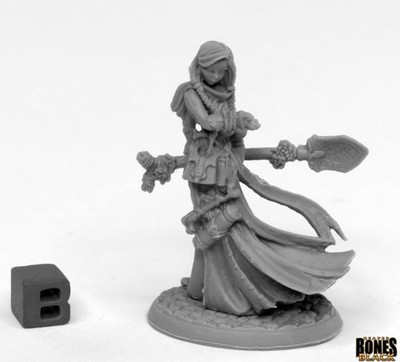 Reaper 44015 D'Vandra Lukesia Bones Black Plastic Miniature