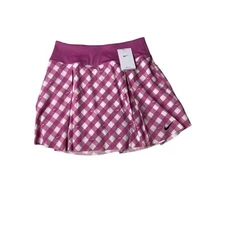 Nike Women’s Dri-Fit Tennis Skirt Pink Checkered sz Md NWT