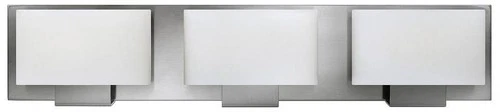 Hinkley Mila 24" Wide Modern Opal Glass Brushed Nickel Bath Light - Picture 2 of 6