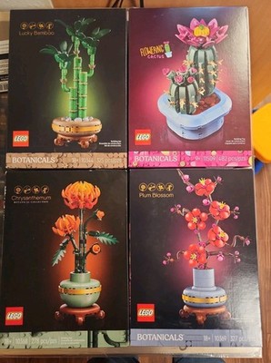 Lego Botanicals Set Of 4 (10368,10369,11509,10344)