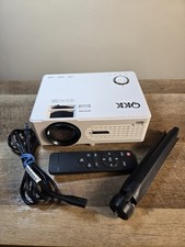 QKK AK 80 Mini Portable Projector White / With Remote
