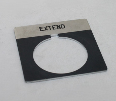 Square ''EXTEND'' Legend Plate
