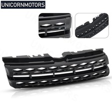 Gloss Black Front Bumper Grille Grill For 2012-2017 Range Rover Evoque Lr044694 Gloss Black Front Bumper Grille Grill For 2012-2017 Range Rover Evoque Lr044694