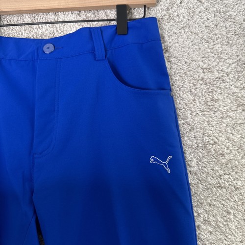 Puma Golf Solid 5 Pocket Tech Pant Blue 32/34 - Picture 4 of 12