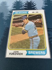1974 Topps - John Vukovich #349 - FREE SHIPPING